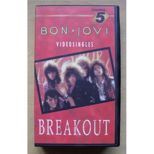 BON JOVI BREAKOUT - VIDEO SINGLES VIDEO 1987 6 TRACK (VHS - PAL) UK - Picture 1 of 1