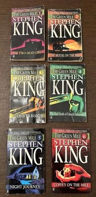 The Green Mile Full Book Series 1-6 By Stephen King - Paperback Series - Image 1 of 4
