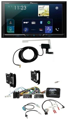 Pioneer 2DIN DAB USB Lenkrad Bluetooth Autoradio für Chrysler Dodge Jeep - Bild 1 von 4