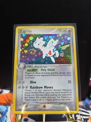 Togetic 14/109 Ex Team Rocket Returns Reverse Holo Swirl 🌀Rare Error Misprint  - Image 1 of 4