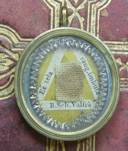 relic Reliquiar Reliquiar Reliquiar Schrein B.SEBASTIANO VALFRE' 1800 - Bild 1 von 3