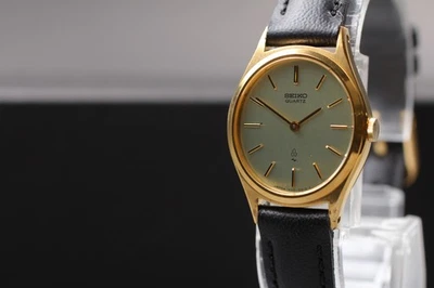 Vintage 1979 Exc+5 Seiko Belfina 1400-5150 Gold Oval Quartz Womens Watch JAPAN - Image 1 of 4