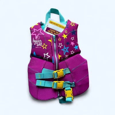 Chaleco salvavidas Hyperlite para niños, se adapta a niños 33-35 libras, rosa Foto 1 de 4