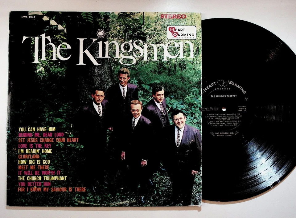 The Kingsmen - The Kingsmen LP Record 33 RPM Heart Warming Gospel Foto 1 de 2
