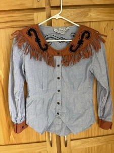 Mine & Bill’s Western Wear Shirt Top Bluse Damen Medium EUC Country Cowgirl - Bild 1 von 4