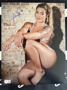 Luana Santos Signed 11x14 Photo . UFC. LFA. TikTok Queen. Beckett COA. MMA - Picture 1 of 2