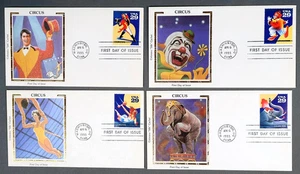 2750-3 29c Stamp (1993) THE GREAT AMERICAN CIRCUS FDC SET FROM COLORANO (SILK) - Picture 1 of 1