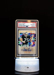 Howie Long 2023 Obsidian Gridiron Greats Autograph #GG97 / PSA GEM MT 10, Auto 10 - Bild 1 von 7