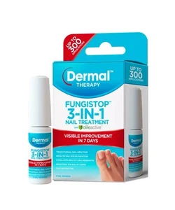 Dermal Therapy Fungistop 3 in 1 Nail Treatment 4mL Fungal Nail Infection 3in1 - Picture 1 of 2