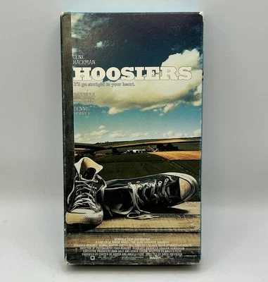 Hoosiers VHS 1986 Video Tape VTG 80s Gene Hackman Classic HS Basketball Movie Foto 1 de 4