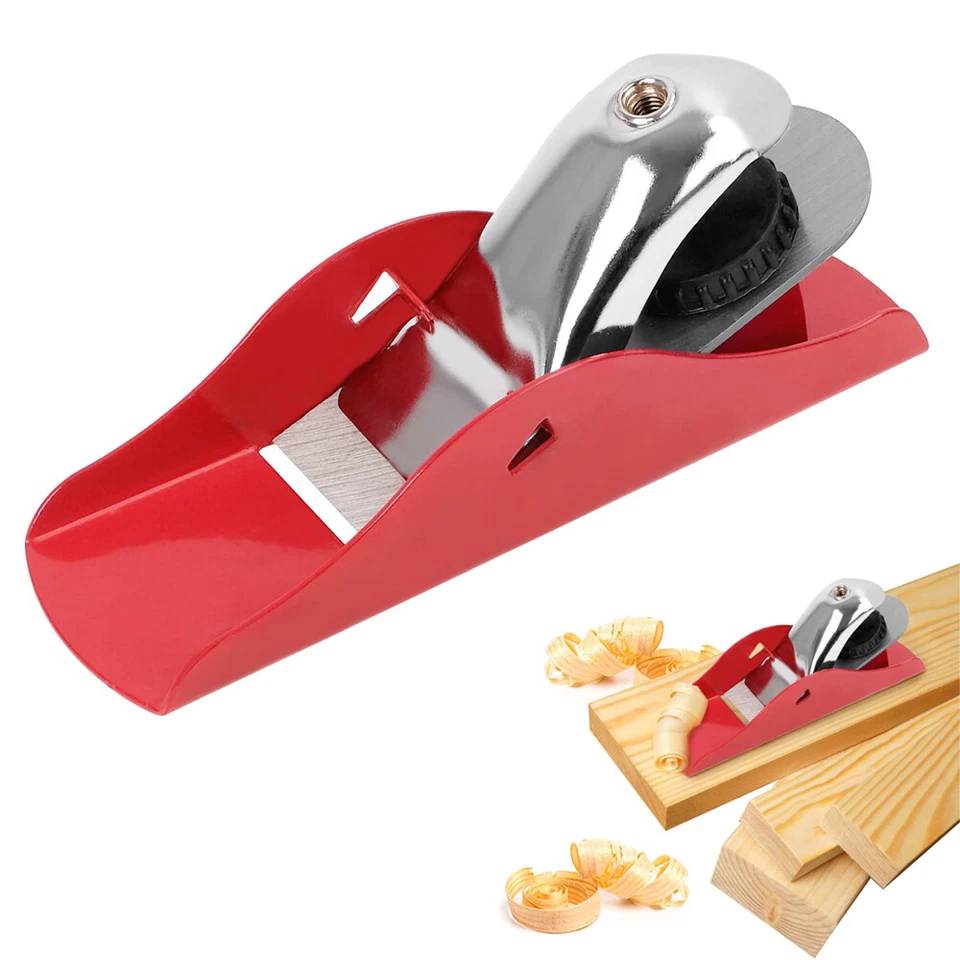 Wood Door Planer Woodworking Manual Block Plane Adjustable Small Trimming Tool - Image 1 of 4