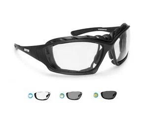 Bertoni Motorcycle Photochromatic Anti-Vaho Optical Clip Corrective Lenses F366A - Picture 1 of 8