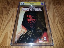 Darth Maul #1 CGC 9.8 SS Signed & Remarked by Ray Park Star Wars Aspen Comics