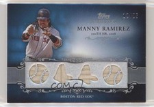 2009 Topps Sterling Career Chronicles Relics Quad /25 Manny Ramirez #4CCR-109