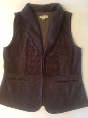 Chaleco Coldwater Creek para mujer mediano 10-12 espiga/puntos Foto 1 de 4