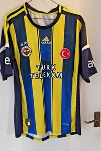 Fenerbahce 2013 - 2014 Home Football Shirt Adidas Size L _ Kuyt 11 - Picture 1 of 6