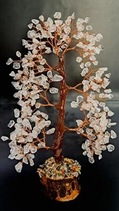 Quartz Crystal Christmas Tree Crystal Tree Handmade GemTree,money tree-300 Stone - Picture 1 of 5