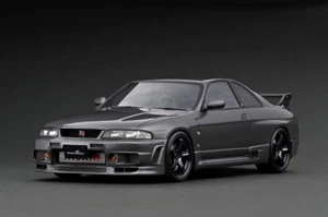 1/18 Zündmodell Nissan Skyline R33 GT-R in gun metal grau IG2782 - Bild 1 von 6