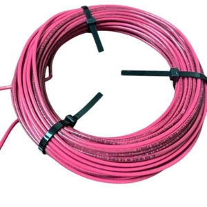 New 62’ Red Pink 14 AWG THHN THWN Stranded Copper Alan Wire - Open Box - Picture 1 of 3