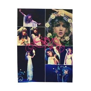 Stevie Nicks Velveteen Plush Blanket, Cozy Throw Blanket, Retro Decor - Picture 1 of 15