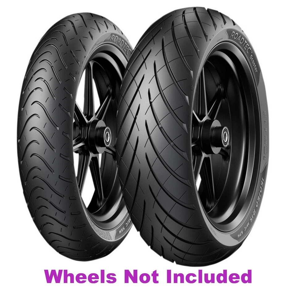 New Metzeler 120/80-14 & 150/70-13 Roadtec™ Tire Set 05-15 Yamaha Majesty YP400 - Image 1 of 1