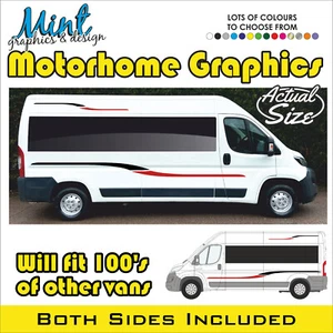 CALCOMANÍAS GRÁFICAS AUTOCARAVANA GRANDE UNIVERSAL LWB CUALQUIER COLOR 035 - Imagen 1 de 4