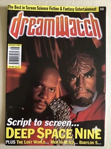 Dreamwatch Magazine #36 - August 1997 - Deep Space Nine - Babylon 5 - Picture 1 of 12