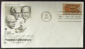 US FDC SC #1501 PROGRESS in ELECTRONICS Art Craft 1973. - Picture 1 of 1