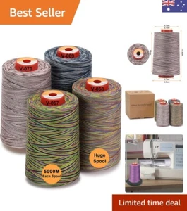 Premium Quality Serger Thread Set of 4 Large Cones - Coats Colors Convertible - Picture 1 of 9