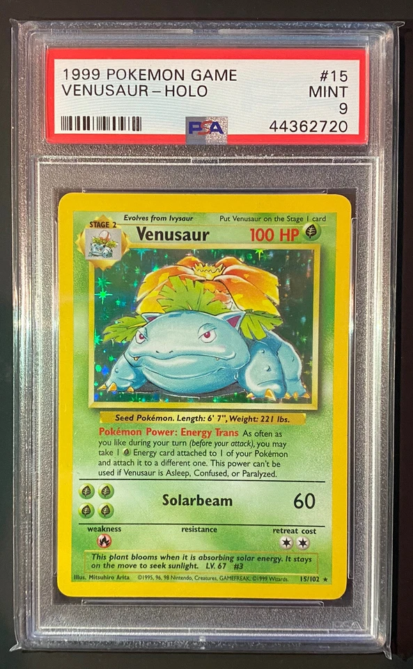 Venusaur 015/102 Base Set Holo