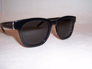 NUEVAS GAFAS DE SOL SAINT LAURENT SL M124 001 NEGRAS/NEGRAS 49MM AUTÉNTICAS 124 - Imagen 1 de 7
