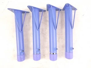 4 Pack Blue Metal 13"-22" Adj Table Legs for Toddler Activity Table SEE DES - Picture 1 of 4