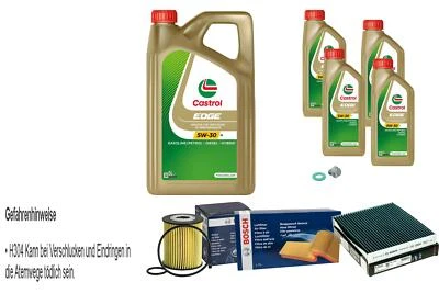 Bosch Inspección Set 9L Castrol 5W-30 M para Lexus GS 300 450h - Imagen 1 de 4
