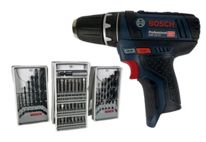Bosch GSR 12V-15 Akku-Bohrschrauber [solo] mit Bits- und Bohrer-Set  - Bild 1 von 8