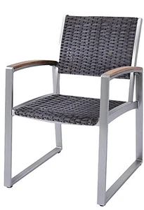 2x Garden Pleasure Gartenstuhl Armlehnenstuhl Garten Terrasse Stuhl Sessel Möbel - Bild 1 von 4