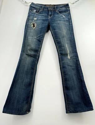 Jeans Cult of Individuality Feminino Tamanho 27 Azul Bohemi Bootcut rock western - Imagem 1 de 4