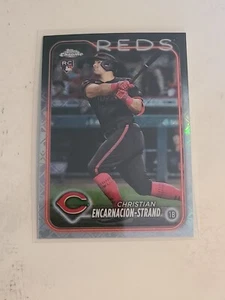 CHRISTIAN ENCARNACION-STRAND TOPPS CHROME MLB LOGOFRACTOR ROOKIE RC REDS - Picture 1 of 1