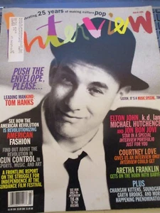 Tom Hanks, Courtney Love - Interview Magazine 1994 - Foto 1 di 1