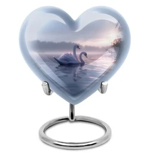 Swan Urns For Adult Female Ashes Cremation Keepsakes Urn For Adult Ashes - Picture 1 of 7