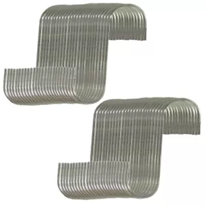 Fifty (50) 5" All-Purpose Steel Utility S-Hook - Multiple Indoor & Outdoor Uses - Picture 1 of 11