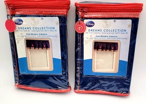 2 Sogni Disney Multicolore Stelle Strisce Sport Calcio Calcio Valance 15"x84" - Foto 1 di 6