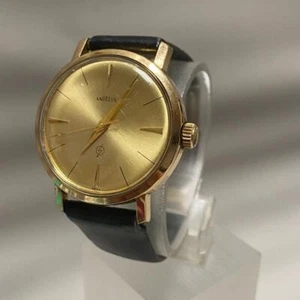 Angelus Antimagnetic Men's Wristwatch 240626M Antique Leather Belt r# - Picture 1 of 8