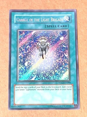 yugioh Charge of the Light Brigade TDGS-EN089 Secret Unlimited near mint - Image 1 of 4