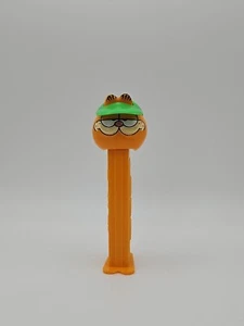 Rare Vintage Thin Foot Garfield With Green Hat Pez Dispenser - Picture 1 of 8