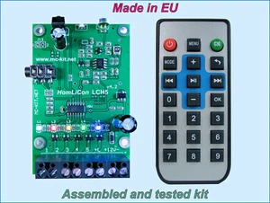 5 Channel Audio PWM LED Controller, Music Light Show, Color Organ, Chaser Remote - Picture 1 of 8