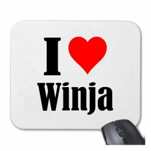 MOUSEPAD Mauspad I Love Winja Ich Liebe Winja - Bild 1 von 1