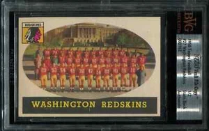 1958 Topps Football 27 Washington Redskins Vault File Copy COA 1-2 BVG - Picture 1 of 3