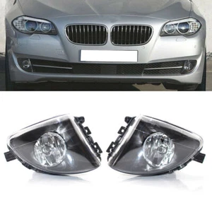 Pair Front Bumper Fog Light Lamp For BMW 5 Series F10 528i 535i 2011 2012 2013 w - Picture 1 of 8