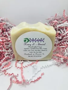 Honey Natural Soap-Handmade Organic Soap Almond - Picture 1 of 2