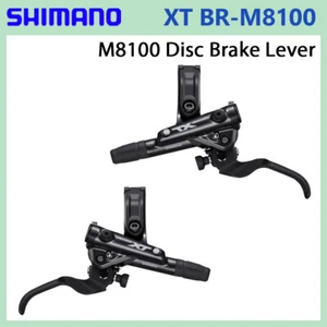 New Shimano DEORE XT M8100 Hydraulic Disc Brake Set Levers Left / Right MTB Bike - Picture 1 of 6